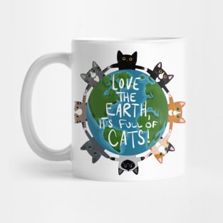 Earth Day Cats Mug